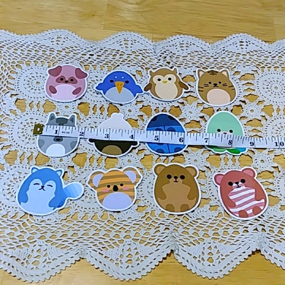 Cute animals, colorful stickers for cellphones, laptop, lockers, crafts - Picture 5 of 5